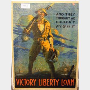 Three United States WWI Lithographed Posters