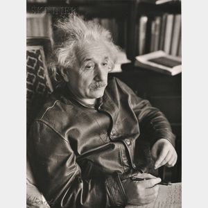 Lotte Jacobi (American, 1896-1990) Albert Einstein