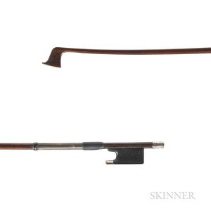 Silver-mounted Violin Bow, August Nürnberger-Suess