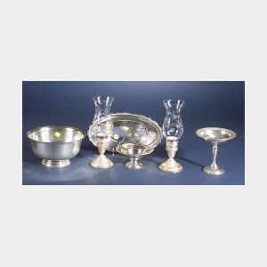 Eight American Sterling Table Articles