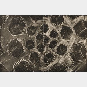Mel Bochner (American, b. 1940) Untitled (Cubes)