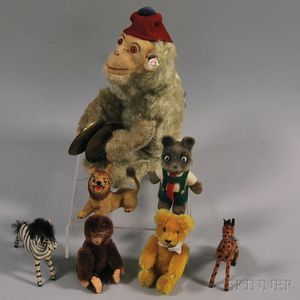 Seven Small Animal Toys