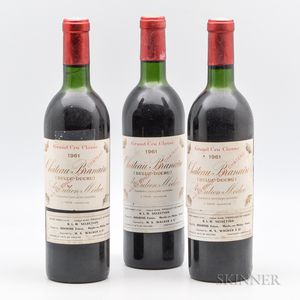 Chateau Branaire Ducru 1961, 3 bottles