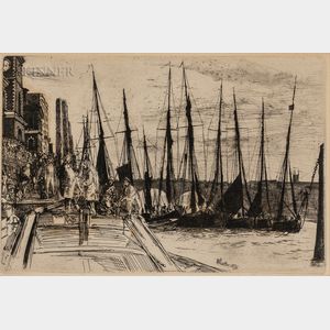 James Abbott McNeill Whistler (American, 1834-1903) Billingsgate