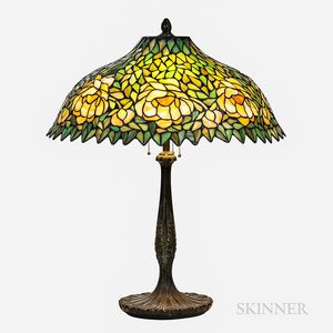 Leaded Glass Shade Table Lamp