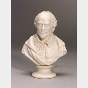 Copeland Parian Bust of Shakespeare