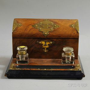 Brass-mounted Desk Set