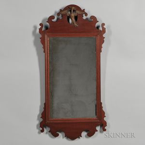 Scroll-frame Mirror with Phoenix Cresting
