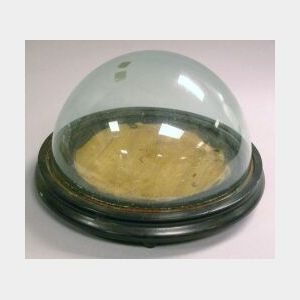 Shallow Round Glass Dome