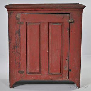Red-painted Jelly Cupboard