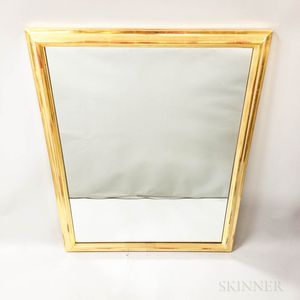 Rectangular Gilt-framed Mirror