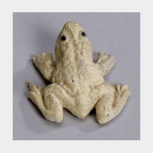 Dedham Pottery Frog Weight