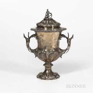 William IV Sterling Silver Trophy Cup and Cover