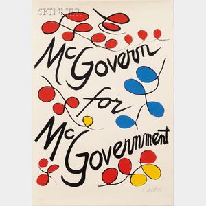 Alexander Calder (American, 1898-1976) McGovern for McGovernment