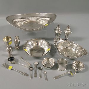 Group of Small Sterling Silver Tableware