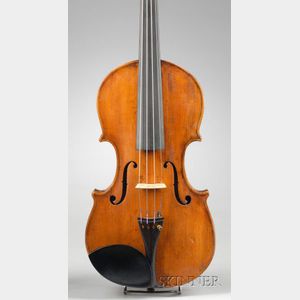 German Violin, Johann George Lippold, Markneukirchen, 1821