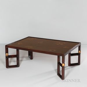 Chinoiserie-decorated Lacquer Coffee Table