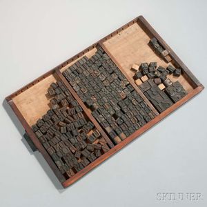 Collection of Letterpress Wood Blocks