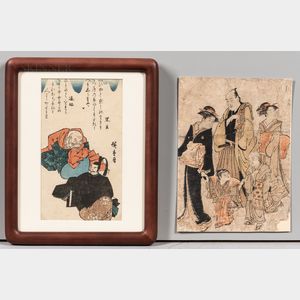 Two Ukiyo-e Woodblock Prints