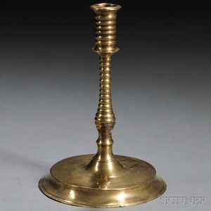 English Brass Candlestick