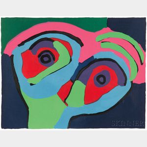 Karel Appel (Dutch, 1921-2006) Untitled (Face)