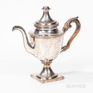 Silver Urn-form Coffeepot