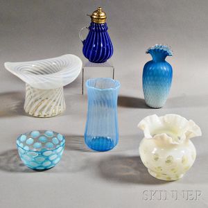 Six Pieces of Art Glass