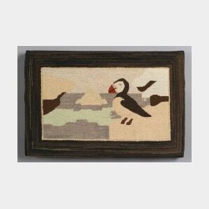 Grenfell Puffin Hooked Mat