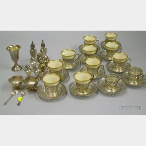 Group of Small Sterling Tablewares