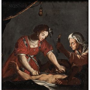 School of Alessandro Turchi (Italian, 1578-1649) Judith Beheading Holofernes