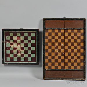 Two Paint-decorated Game Boards