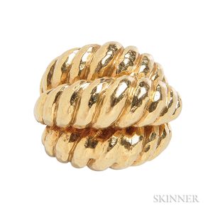 18kt Gold Dome Ring, Henry Dunay