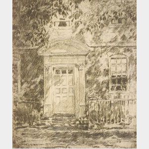 Frederick Childe Hassam (American, 1859-1935) Portsmouth Doorway