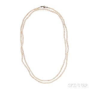 Natural Pearl Necklace, Marcus & Co.