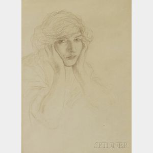 Sigismund Ivanowski (American, 1875-1944) Portrait of a Woman.