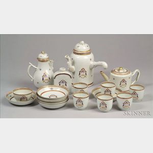 Chinese Export Porcelain Partial Tea Set