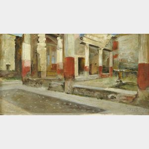 British School, 19th Century Interior Ruins of Pompeii