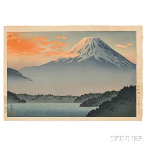 Tsuchiya Koitsu (1870-1949),Motosu Lake
