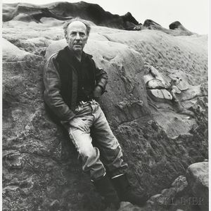 Imogen Cunningham (American, 1883-1976) Edward Weston at Point Lobos