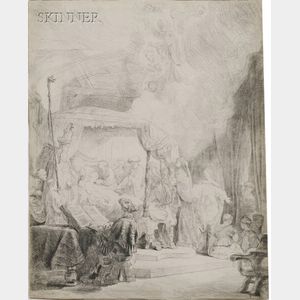 Rembrandt Harmensz van Rijn (Dutch, 1606-1669) The Death of the Virgin