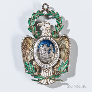 Gilt-silver and Enamel Society of Cincinnati Medal