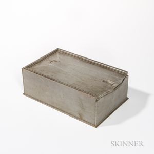 Gray-painted Slide-lid Box
