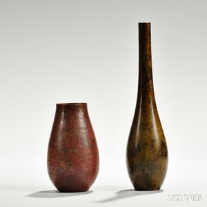 Two Metal Vases