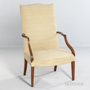 Federal Mahogany Lolling Chair