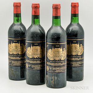 Chateau Palmer 1979, 4 bottles