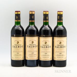 Chateau Talbot 1986, 4 bottles