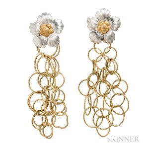 18kt Gold "Olympia" Earclips, Buccellati