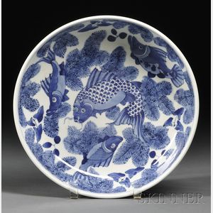 Blue and White Plate