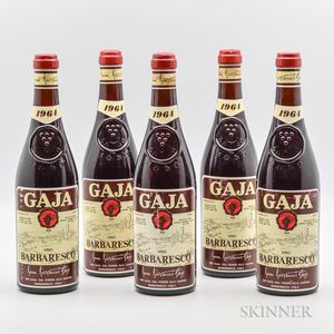 Gaja Barbaresco 1964, 5 bottles