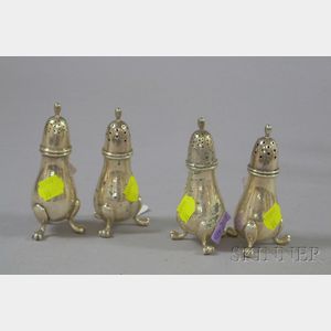 Set of Four Tuttle Sterling Casters.